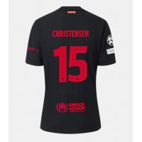 Moški Nogometni dresi Barcelona Andreas Christensen #15 Gostujoči 2024-25 Kratek Rokav